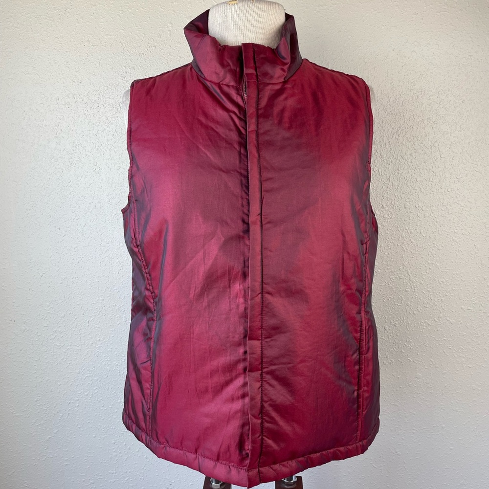 Studio 32 Red Vest Size M EUC